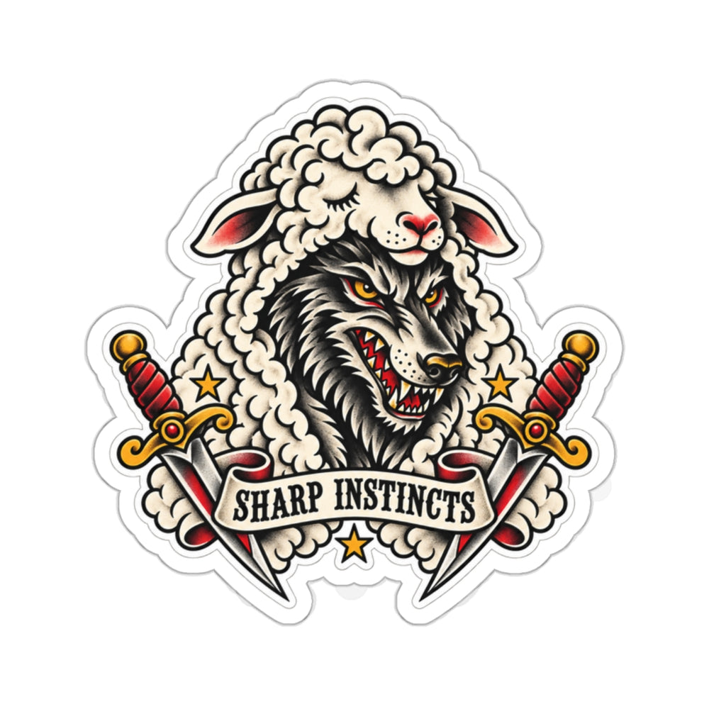 Sharp Instincts Die-Cut Sticker