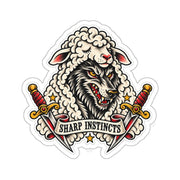Sharp Instincts Die-Cut Sticker