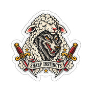 Sharp Instincts Die-Cut Sticker